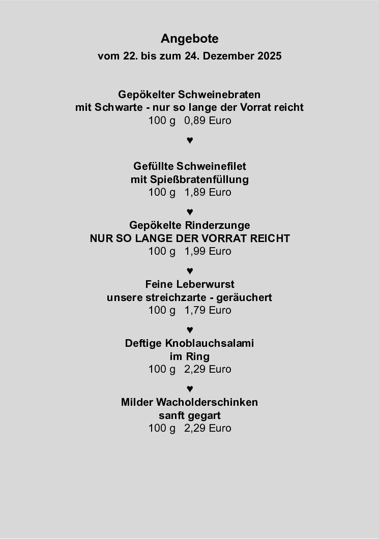 Wussten Sie schon …?