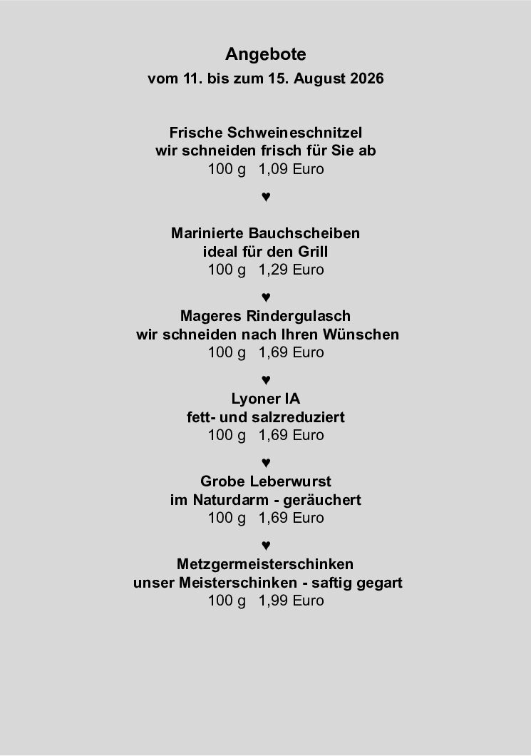 Wussten Sie schon …?